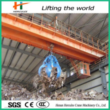 10~100t Workshop Double Beam Bridge Crane with Grab